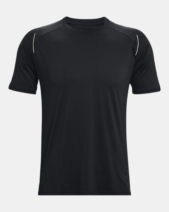 Men's UA Terrain Short Sleeve, Black, pdpMainDesktop image number 4